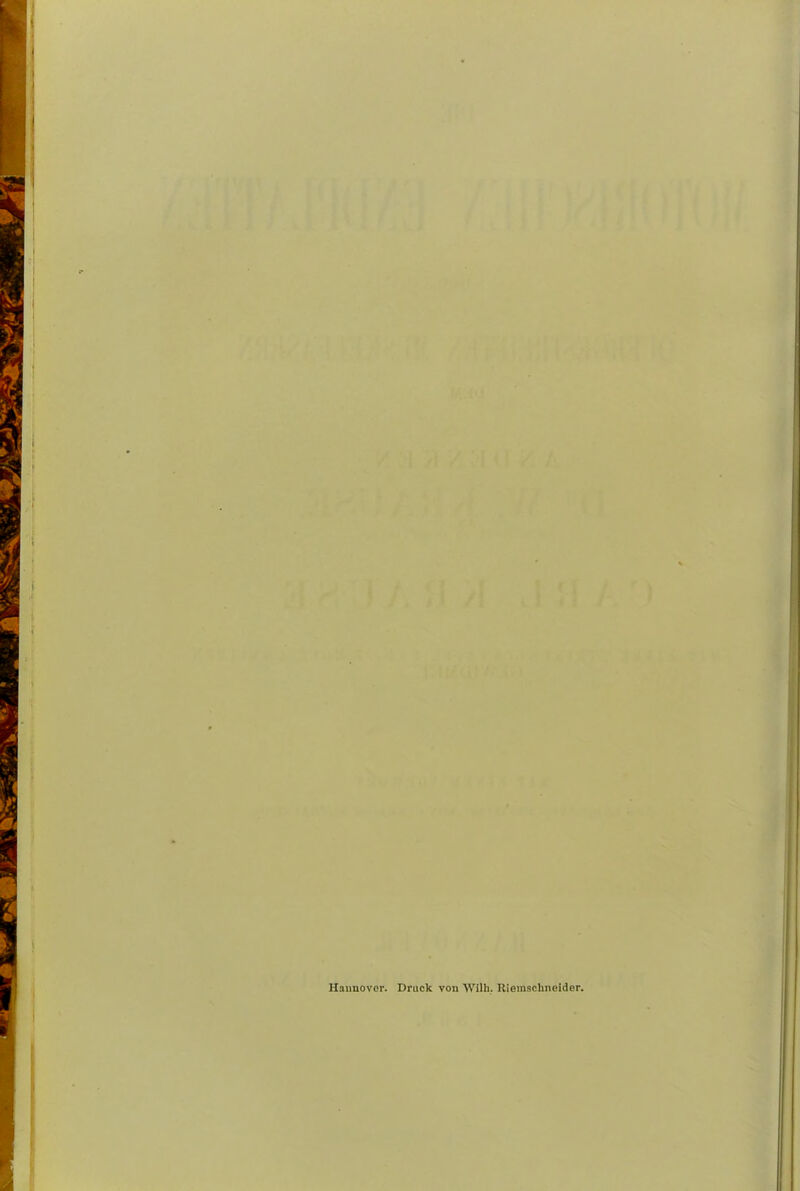 annovcr. Druck von Willi. Rieinschneider.