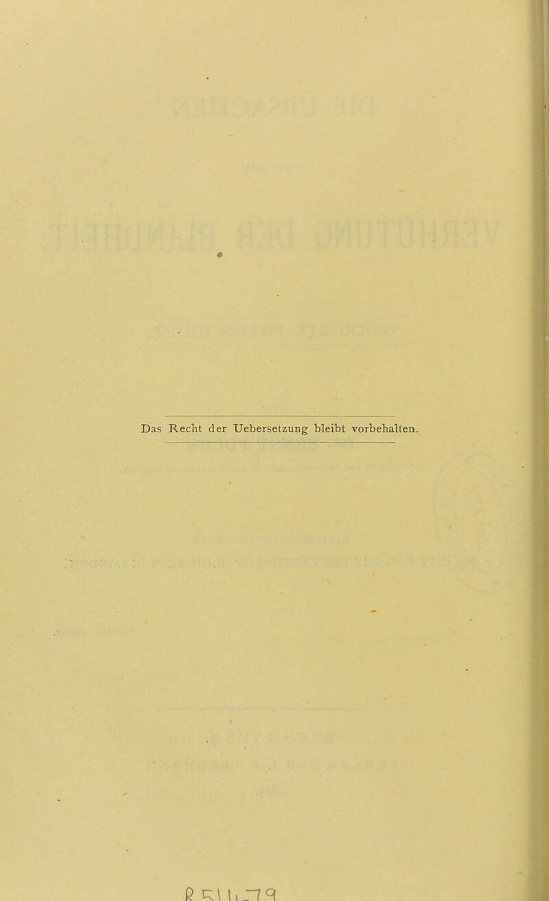 Das Recht der Uebersetzung bleibt vorbehalten.
