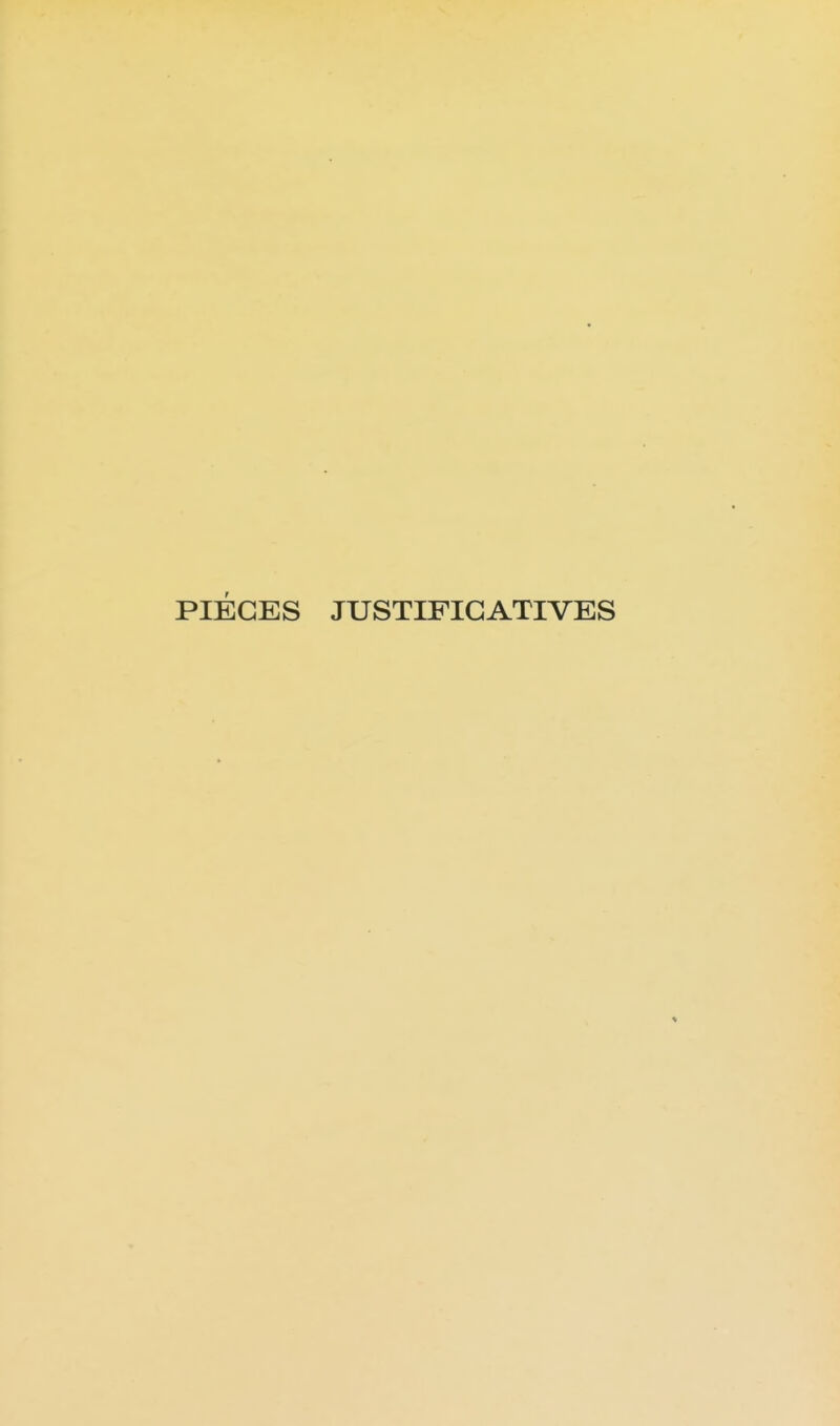 PIEGES JUSTIFICATIVES