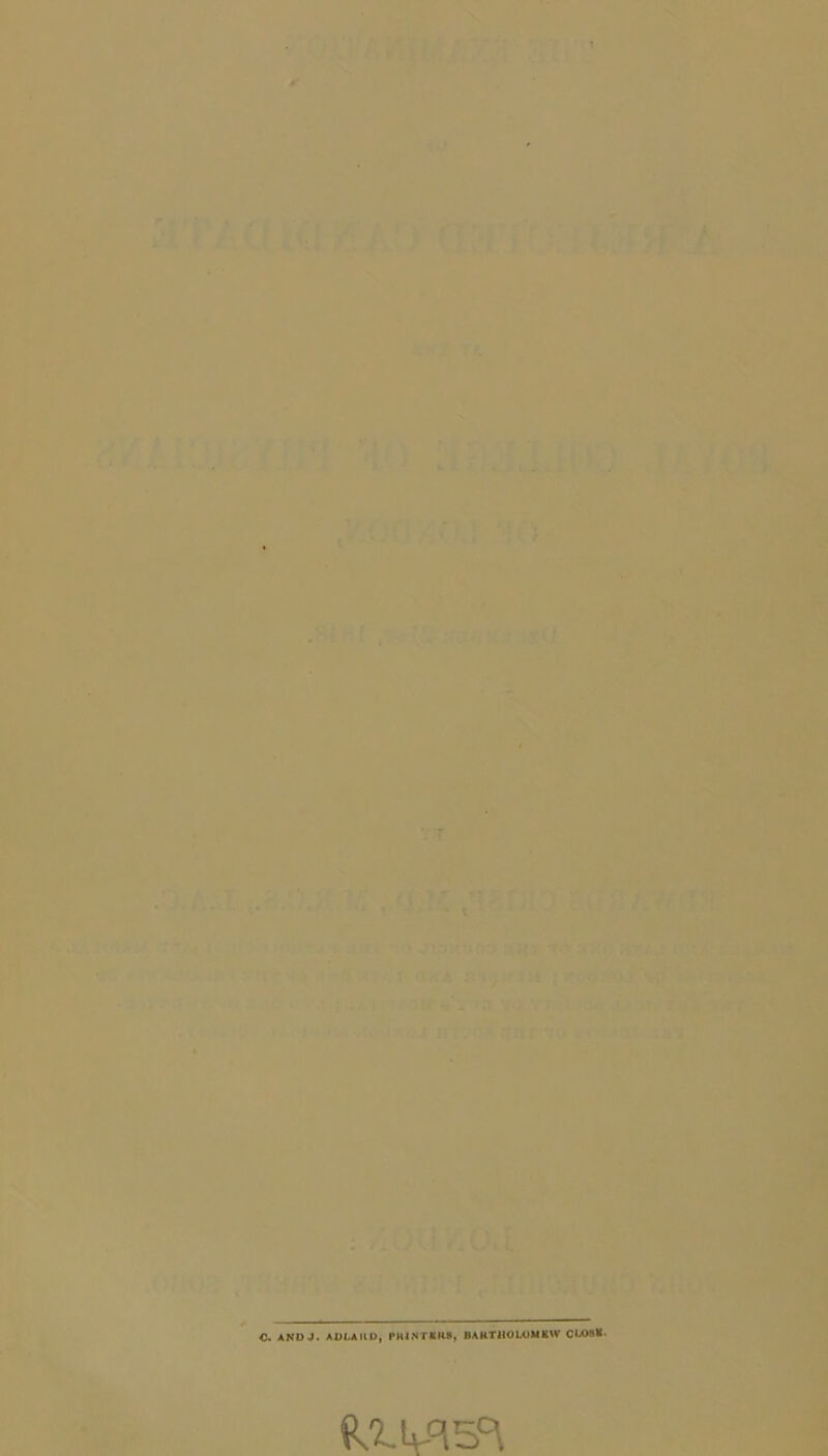 . ’ C. ANDJ. AULAIID, M.»NT.Th», BARTHOLOMEW Ct-OS*'