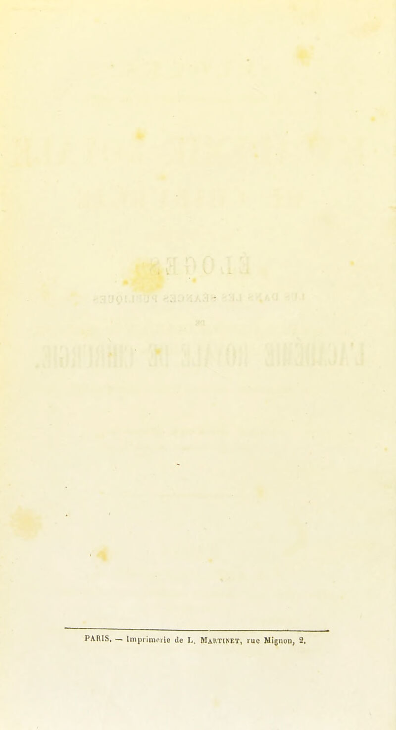 PARIS, — Impiinipiic de L. Martinet, luc Mignon, 2.