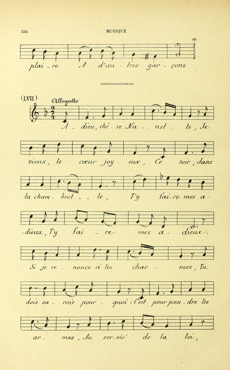 f7\ —^— - n f ;—t- t-—\— H* * t - — J J 4 à 4 s4 - oheu-, che - re, JY<jl - - net - Le, . Se, M 0 s 1— ' 1 0 0 1—: 0 Vécus / le coeru- rot etuxi' ; Ce soir / czons i—> toL cham. - brct fat-re^ res mes ex dieiwe. f Ty foù mes ex. di vécue w — -i é EEÉEEÈE S J St je. re. nouée, cl les c/uxr rn.es j Tu f—— #— • • \ 0 —f—k- A r-=—0 r— . 4 0 1 l 1 ■— izzt A/t-ej y se/*-oie de II ol 7-OL,