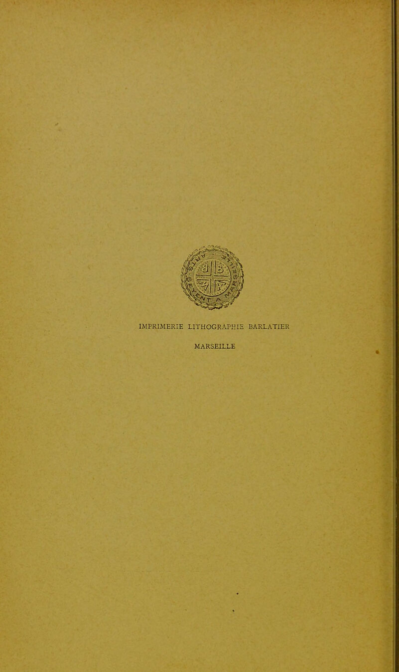 IMPRIMERIE LITHOGRAPHIE BARLATIER