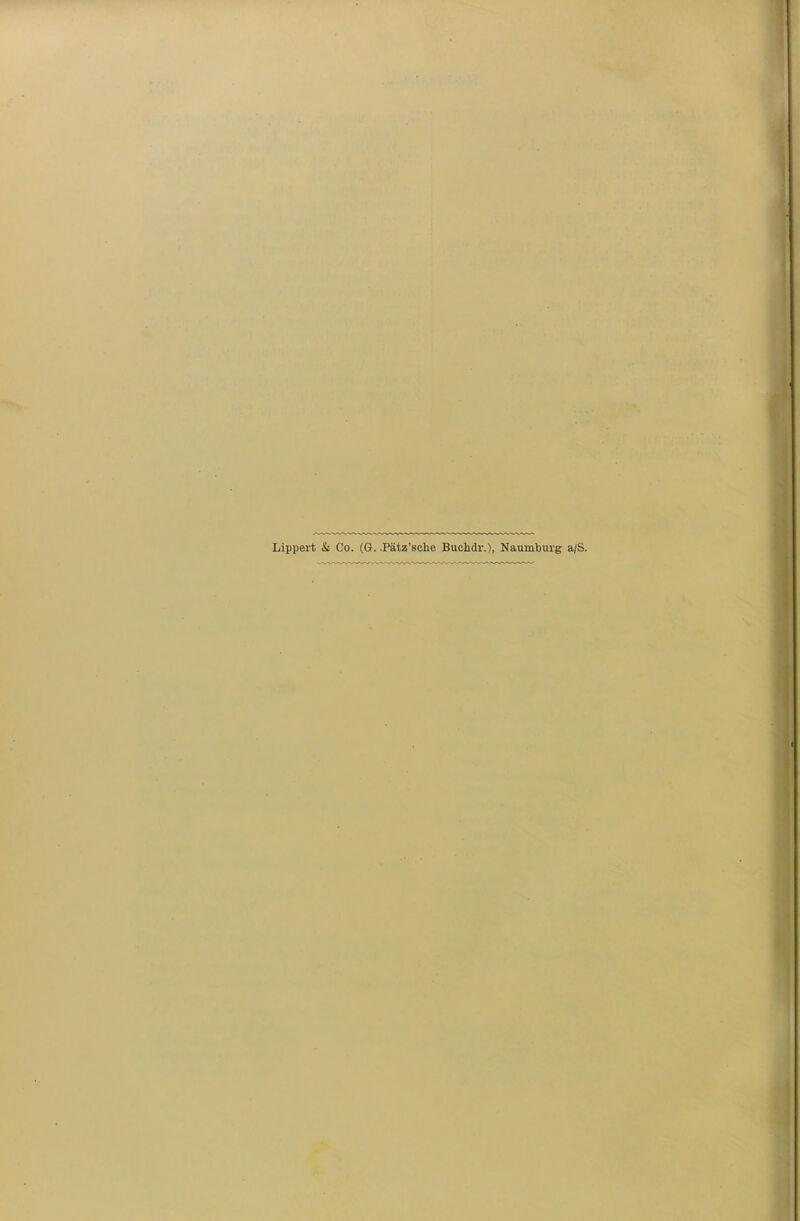 Lippert & Co. (G. .Pätz'sohe Buchdr.), Naumburg a/S.