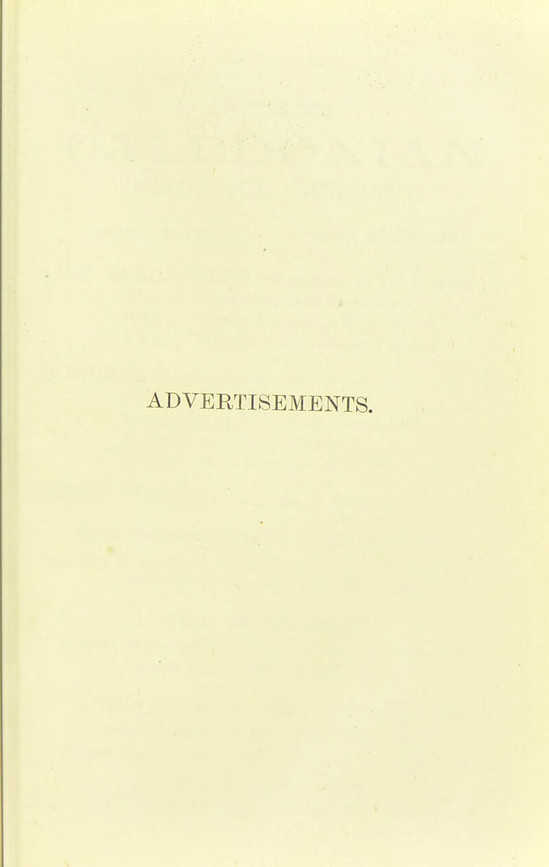 ADVERTISEMENTS.
