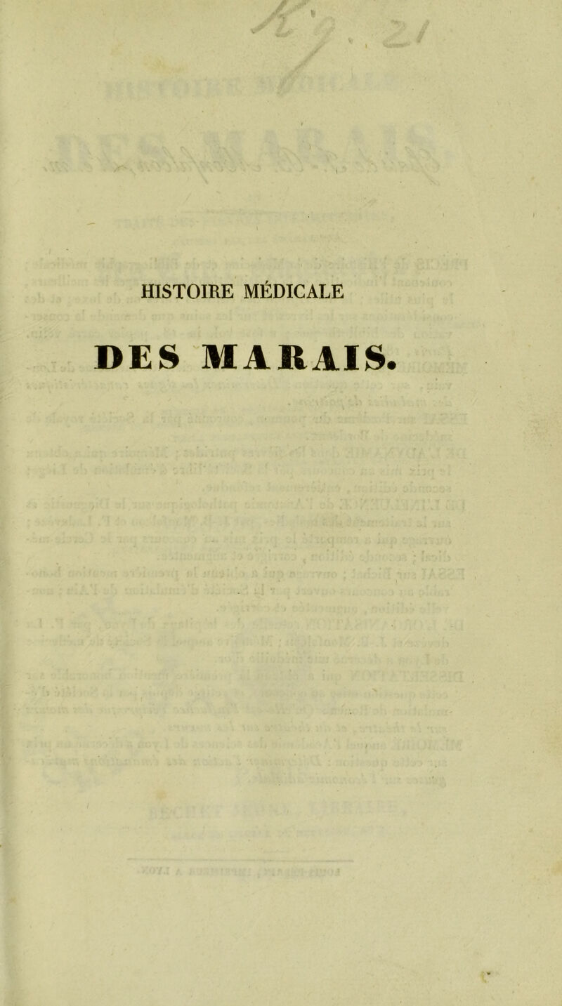 DES MARAIS