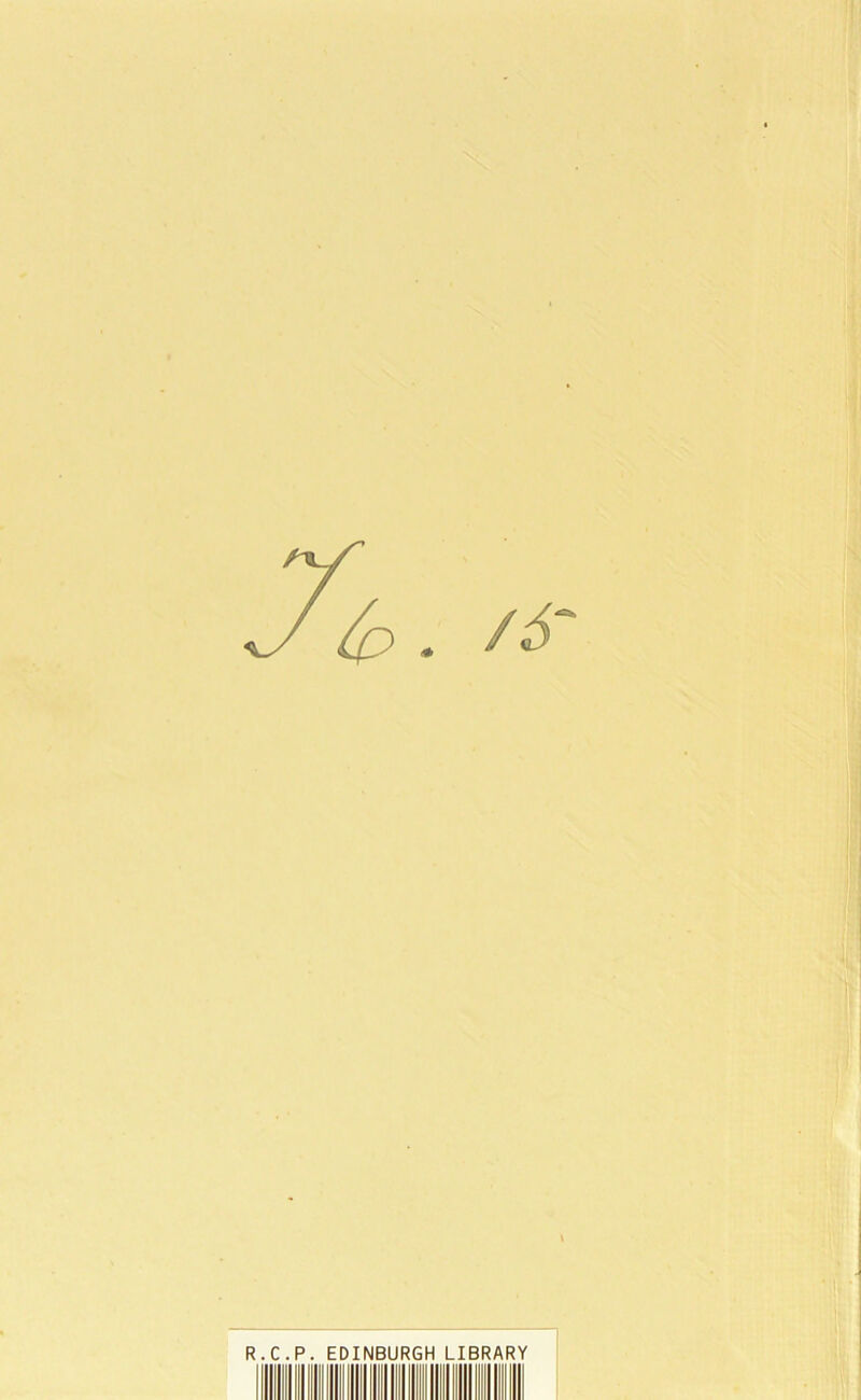 /6 R.C.P. EDINBURGH LIBRARY