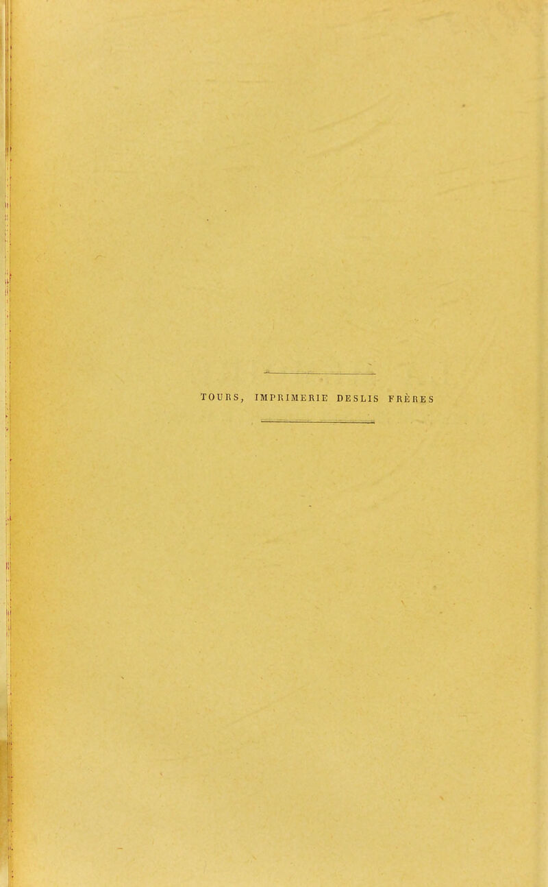 TOURS, IMPRIMERIE DESLIS FRÈRES