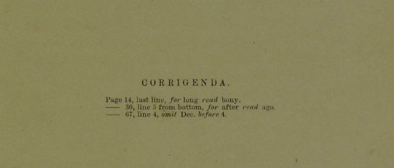 Page U, laat line, for long read bonj'. 30, line 5 from bottom, for after rrad ago,