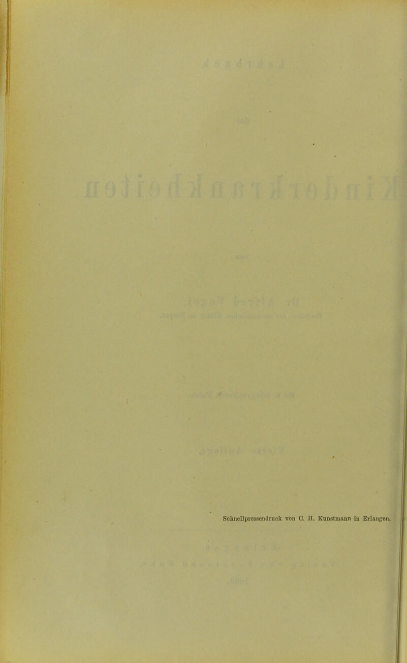 Schnellpressendruck von C. E. Kunstmnnn in klangen.