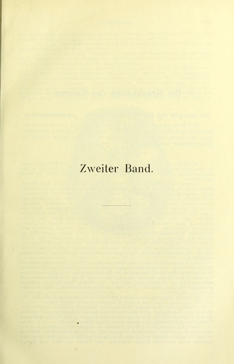 Zweiter Band.