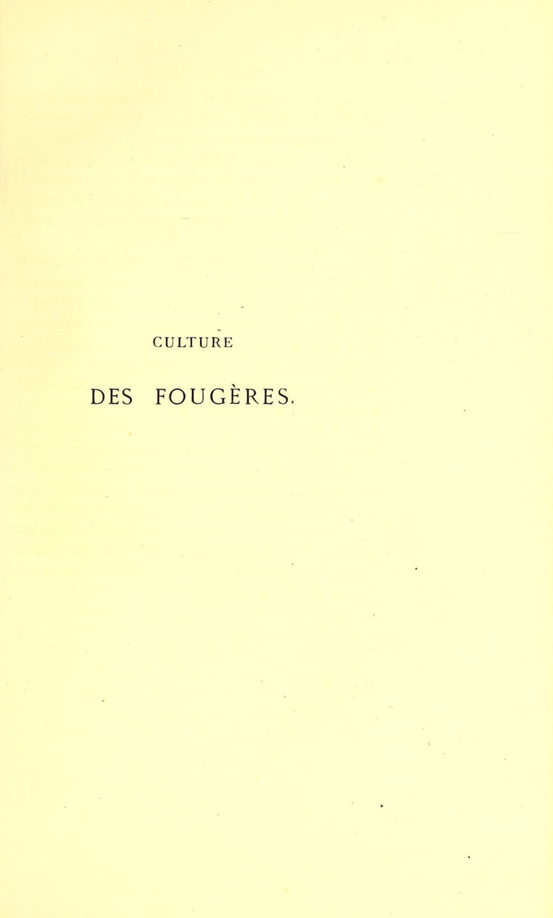 DES FOUGÈRES.