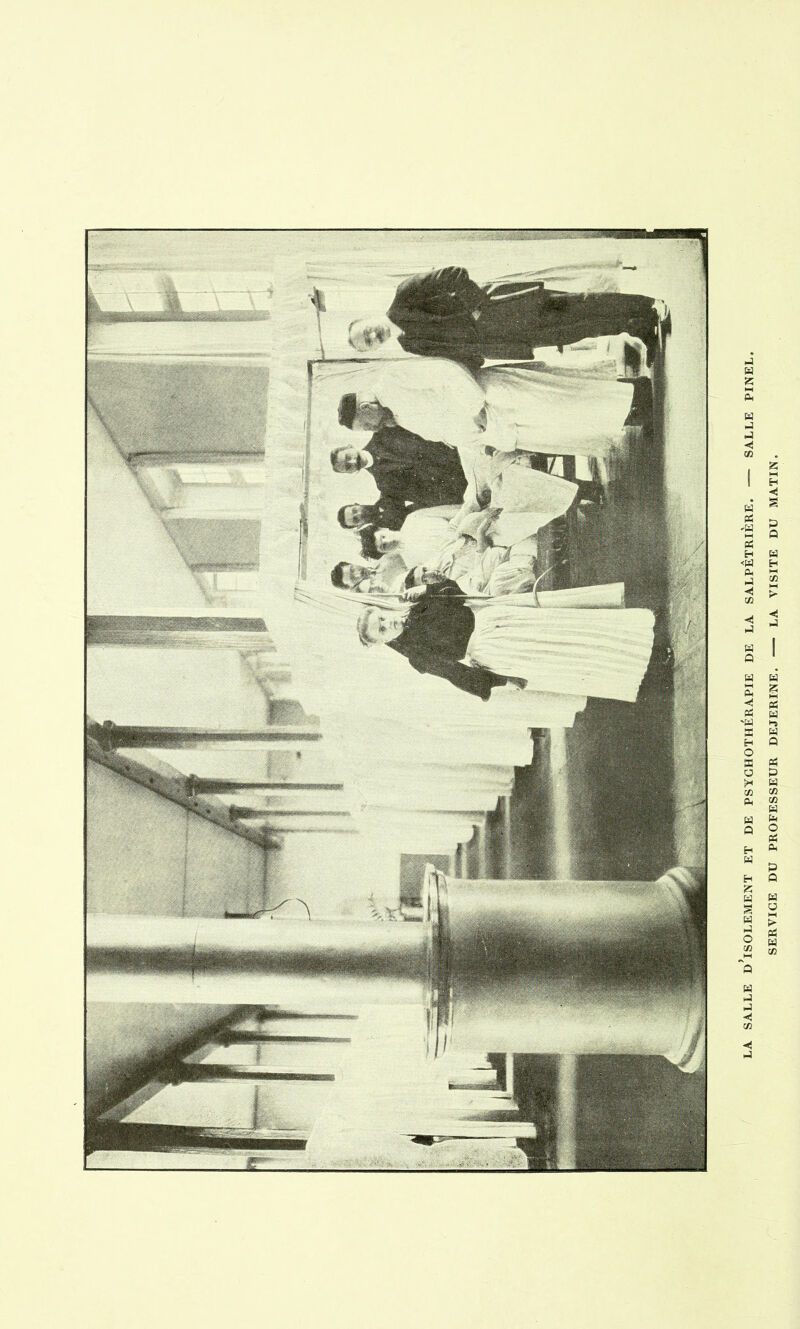 SERVICE DU PROFESSEUR DEJERINE. LA VISITE DU MATIN