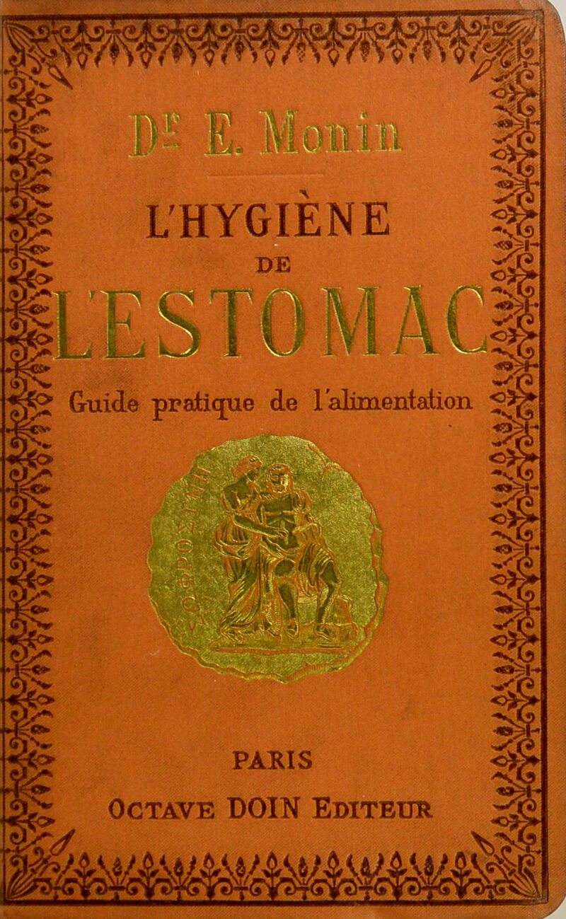 L'HYGIENE DE Guide pratique de 1 alimentation 52 la PARIS Octave DOIN Editeur m