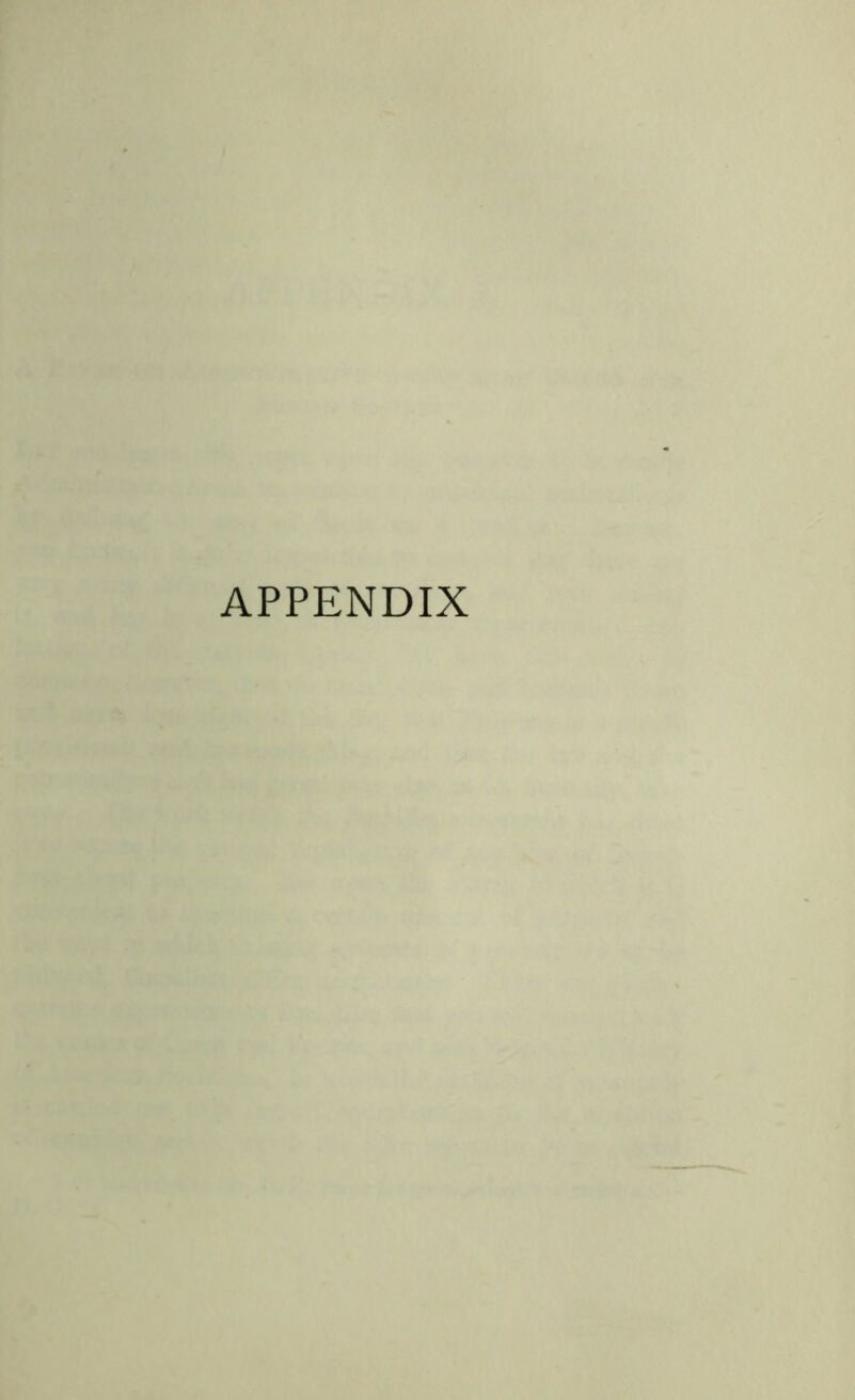 APPENDIX