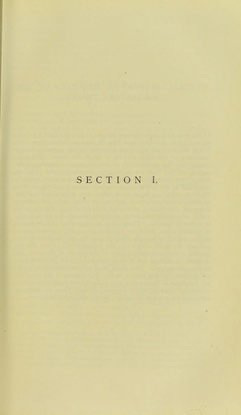 SECTION I. i i I