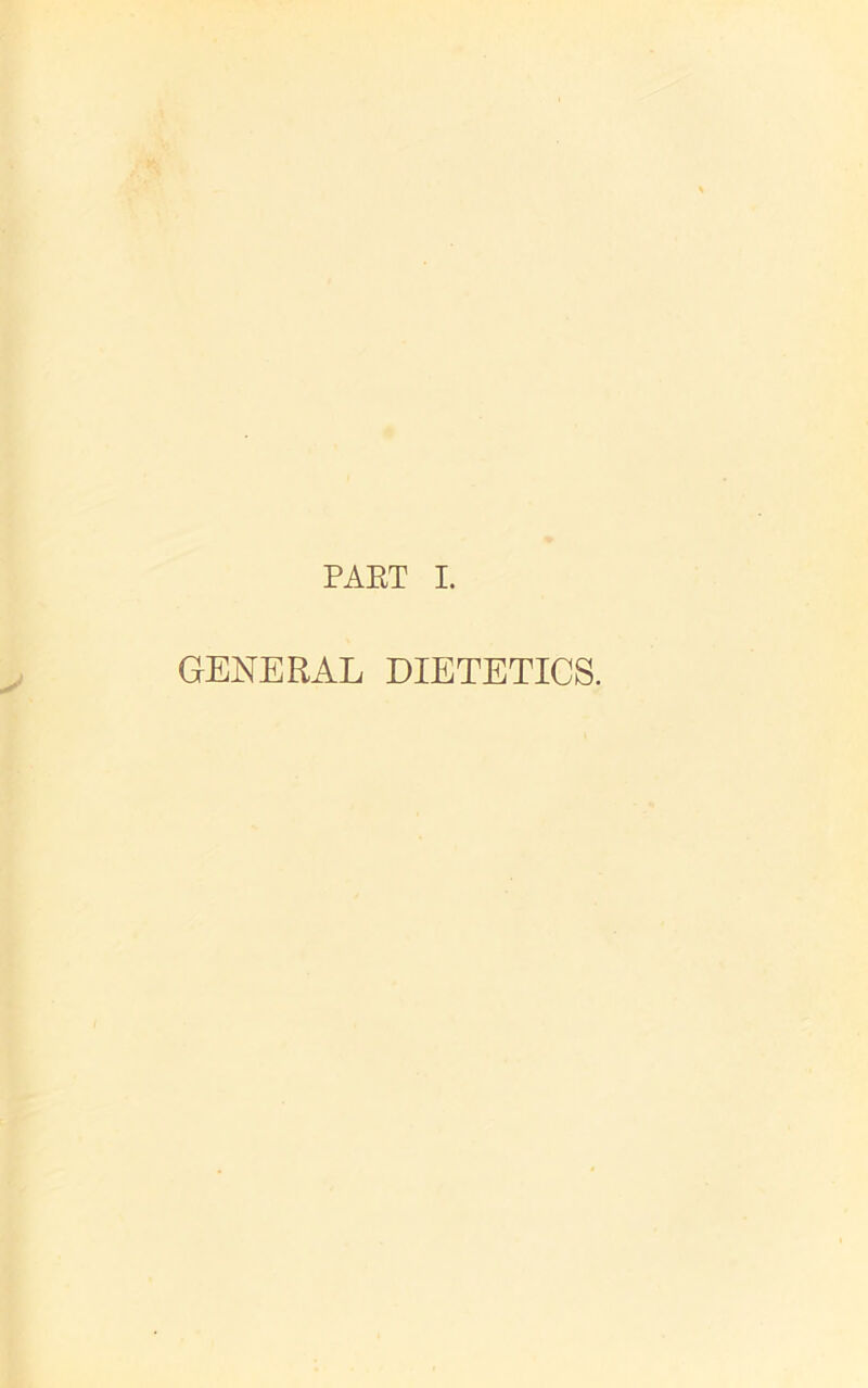 GENERAL DIETETICS.