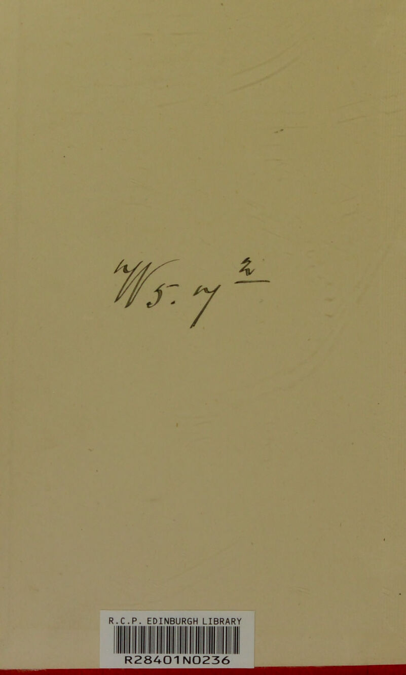 R.C.P. EDINBURGH LIBRARY