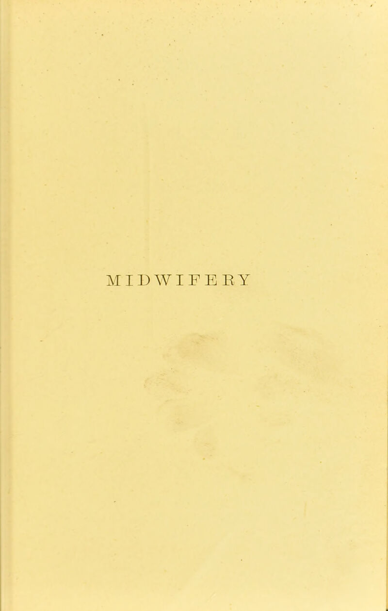 MIDWIFERY