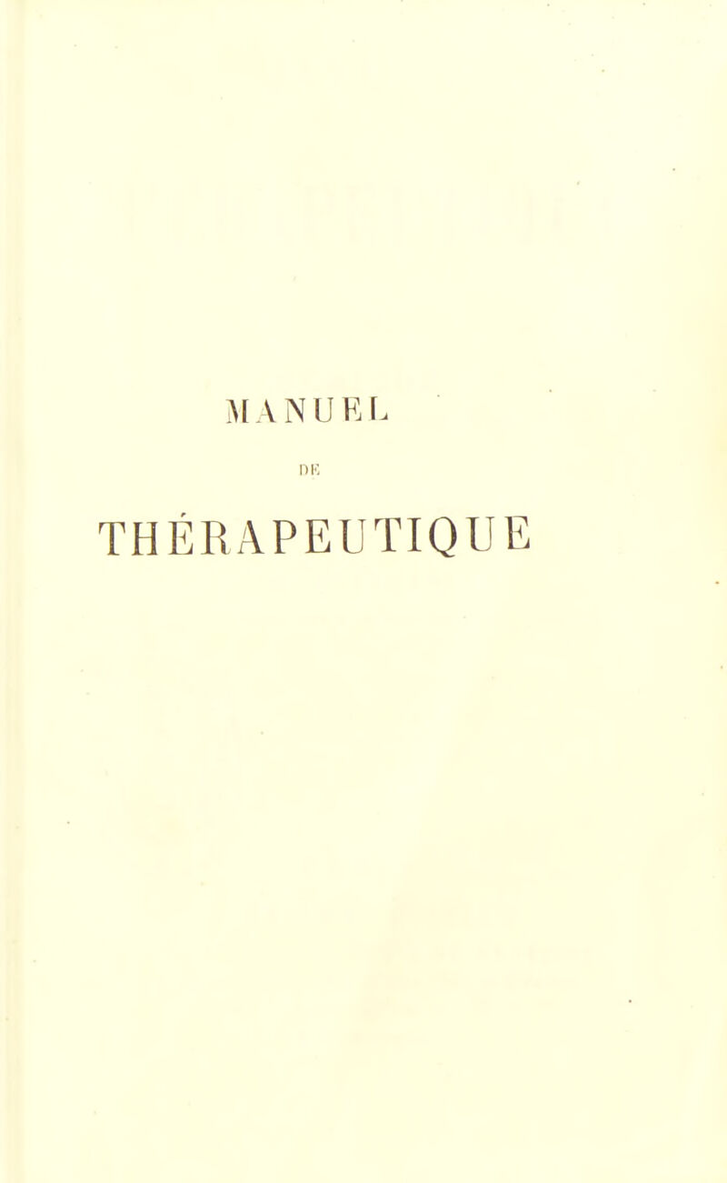 DK THÉRAPEUTIQUE