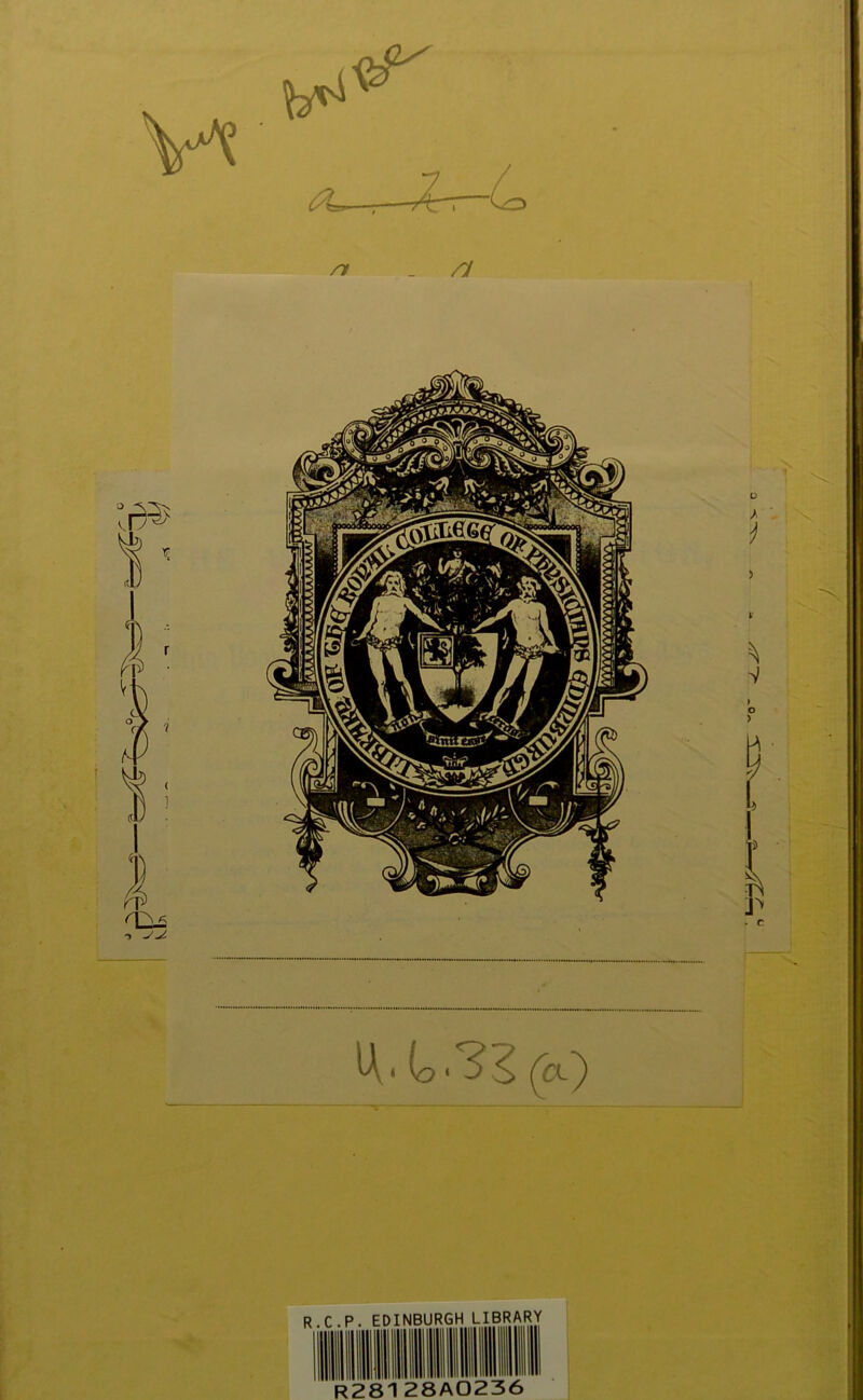 R.C.P. EDINBURGH LIBRARY R28128A0236