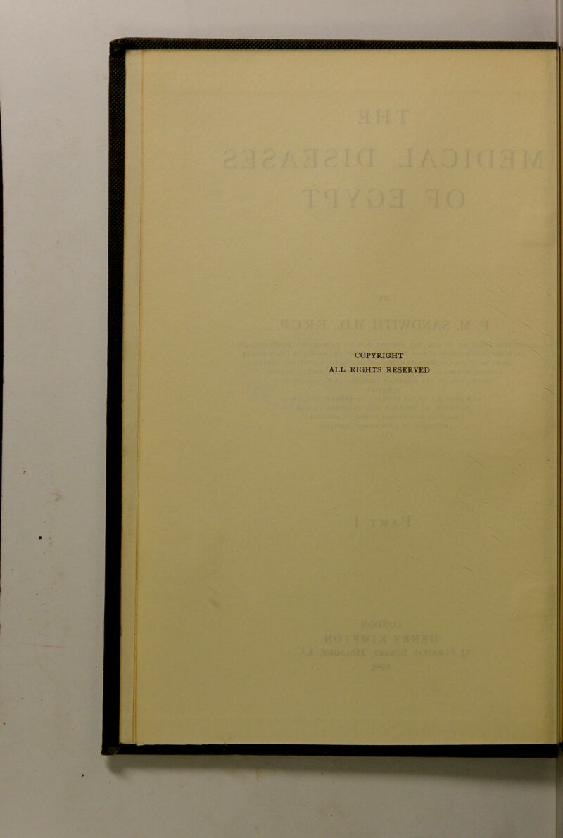 COPYRIGHT ALL RIGHTS RESERVED , »i j all -if:. V CA ^