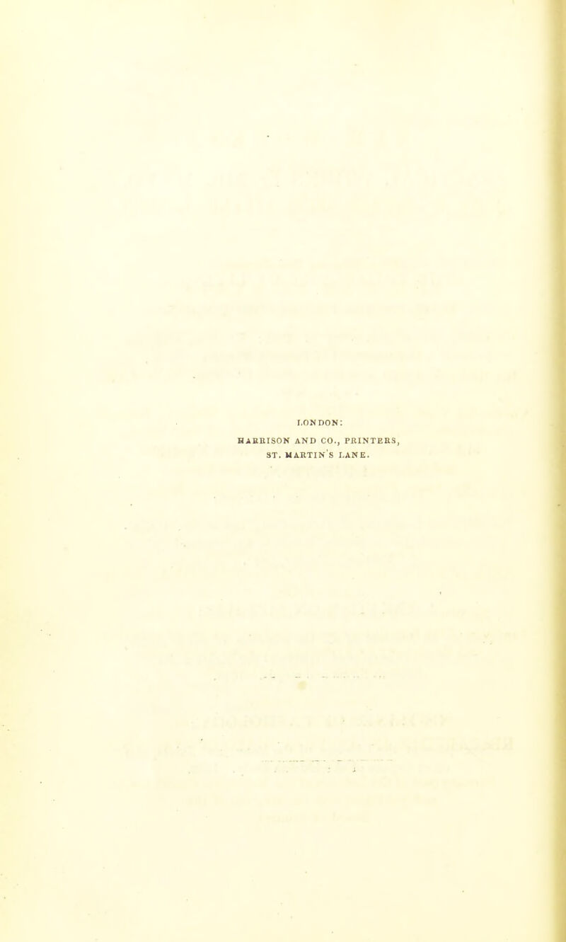 HABEISON AND CO., PEINTEBS, ST. MA-RTIN's I.ANE.