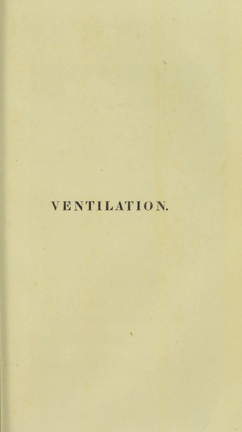 VENTILATION.