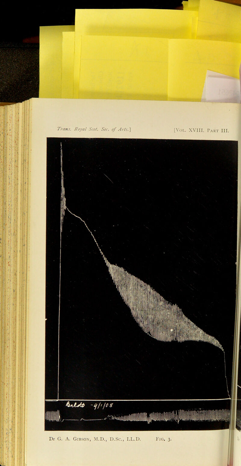 Trans. Toyal Scot. Soc. of Arts. ] [N'oi.. XVIII. Part Dr G. A. Gibson, M.D., D.Sc., LL.D. Fig. 3.