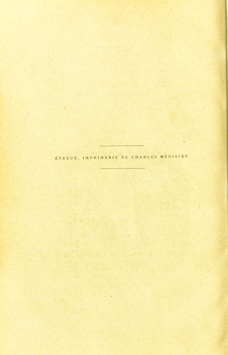 ÉVREUX, IMPRIMERIE DE CHARLES HÉRISSEY