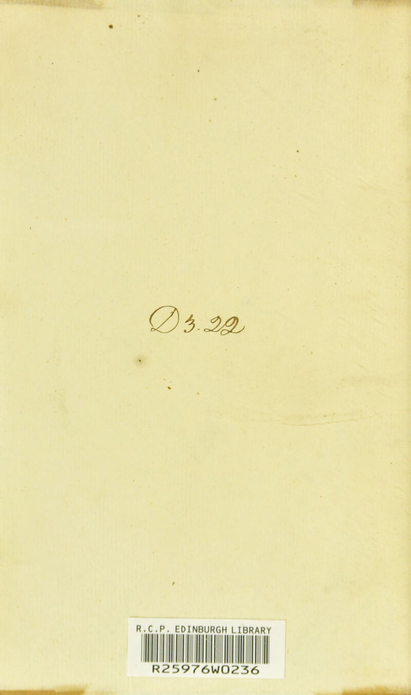 03-4^ R.C.P. EOINBURGH LIBRARY R25976W0236