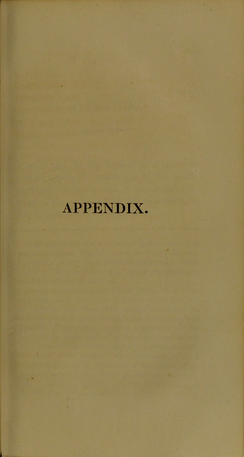 APPENDIX