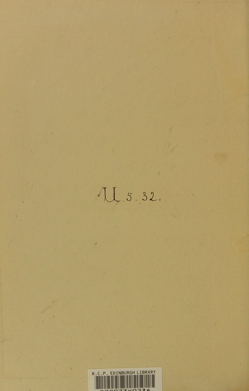 'UL.5. 31 ,C.P. EDINBURGH LIBRARY
