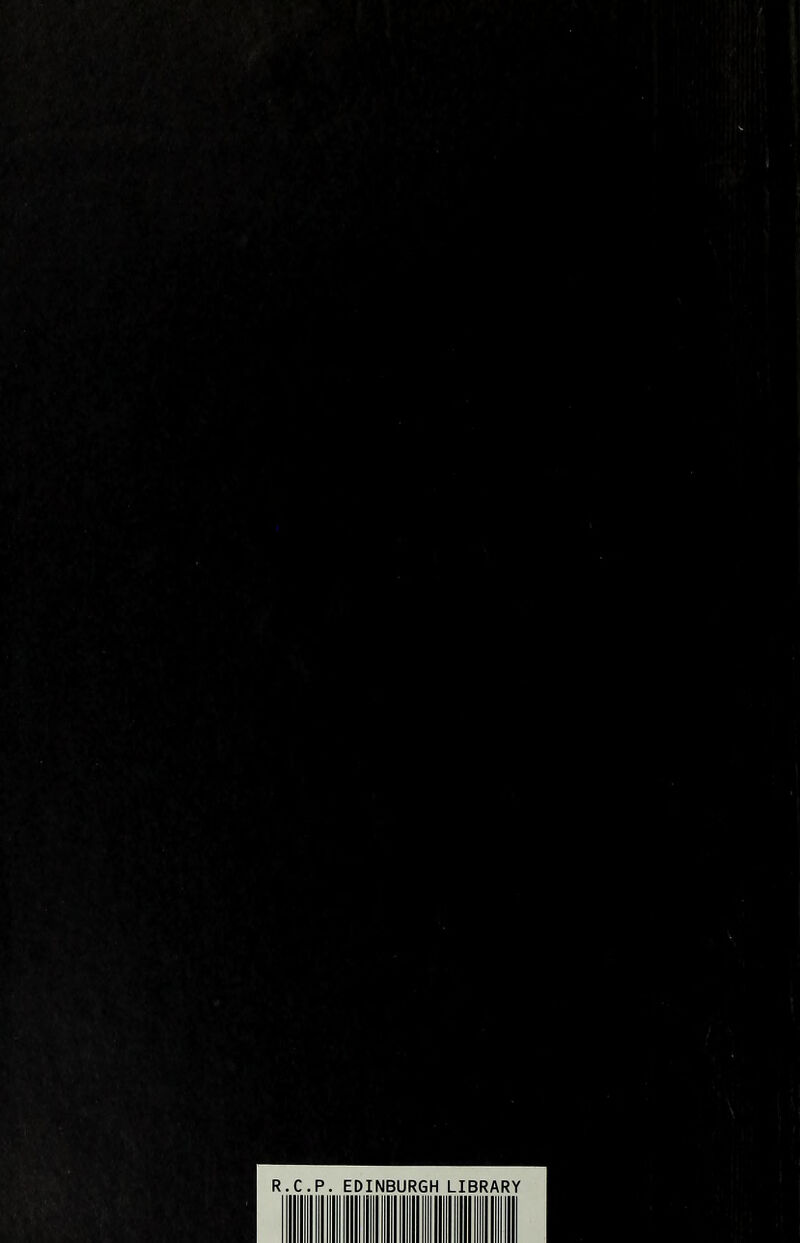R.C.P. EDINBURGH LIBRARY
