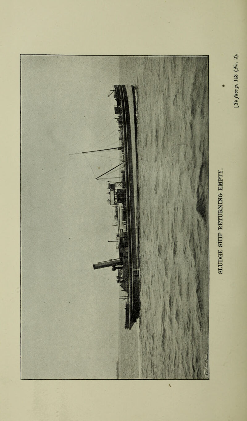 SLUDGE SHIP RETURNING EMPTY.