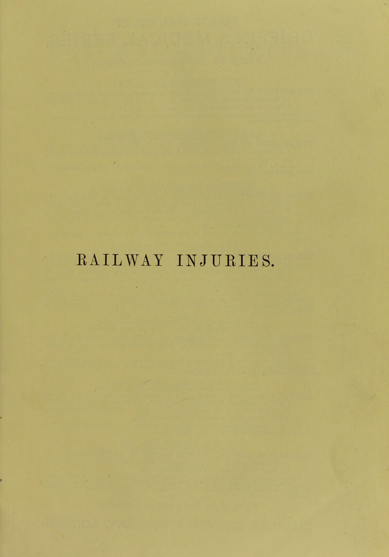 RAILWAY INJUEIES.