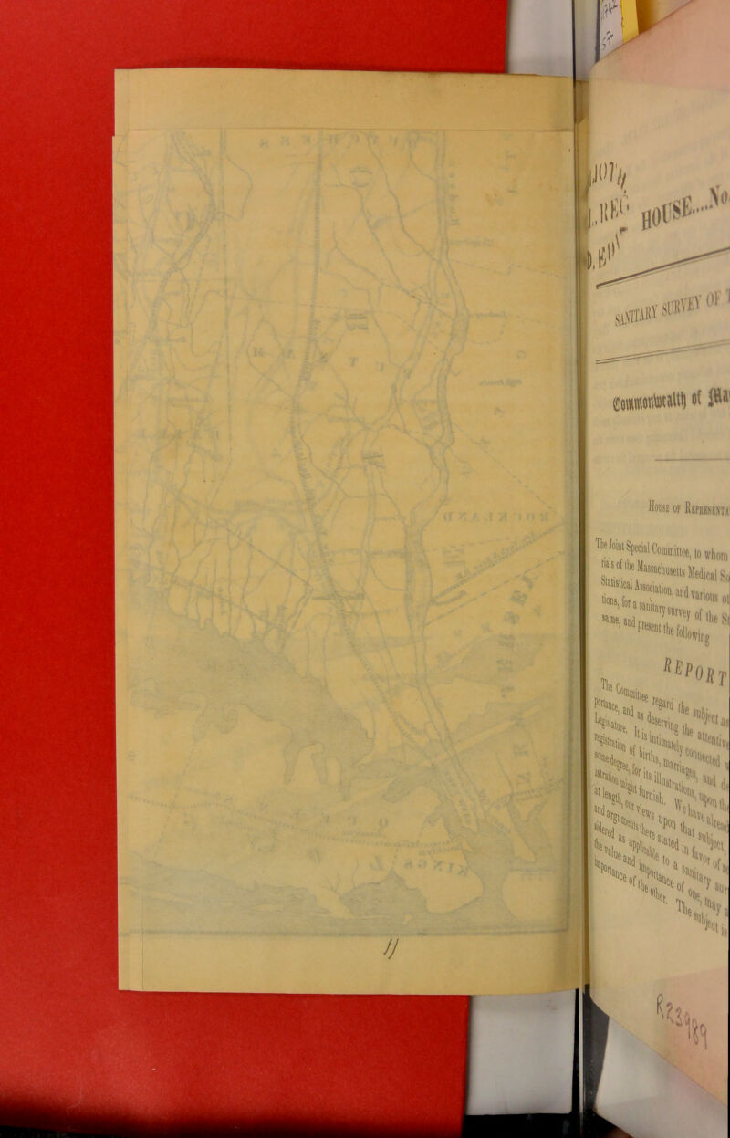 MmonWi of House of Reprbh.n'ta The hint Special Comintliee, to vKom wlsof ihe Massachawiis Medical S'atmical Associ; 01 lions fj. various. ™ the fo||( Si