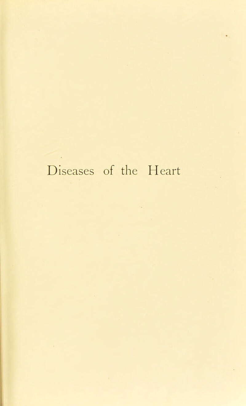 Diseases of the Heart