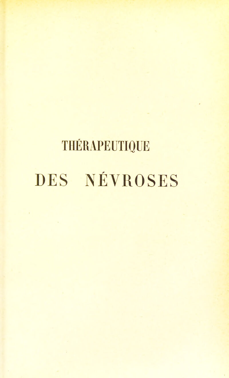 THÉRAPEUTIQUE