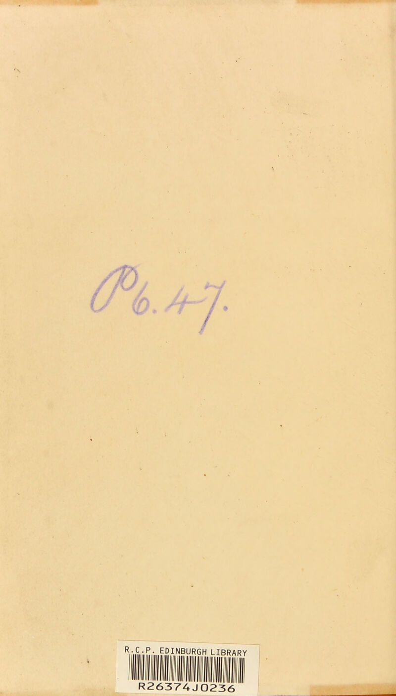 R-C-P. edinburgh library 11 R26374J0236