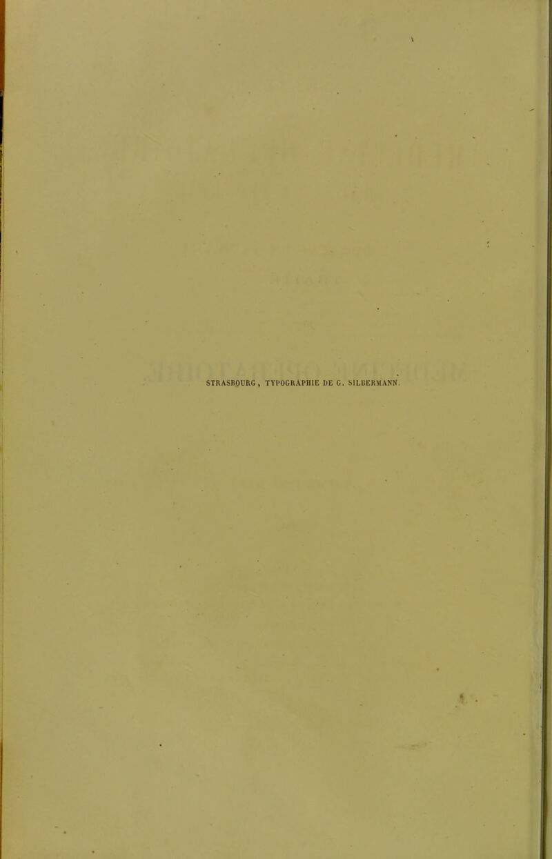 STRASBOURG, TYPOGRAPHIE DE G. SILUEUHANN.