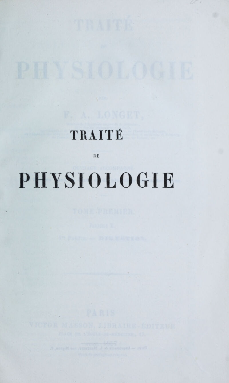 DE PHYSIOLOGIE