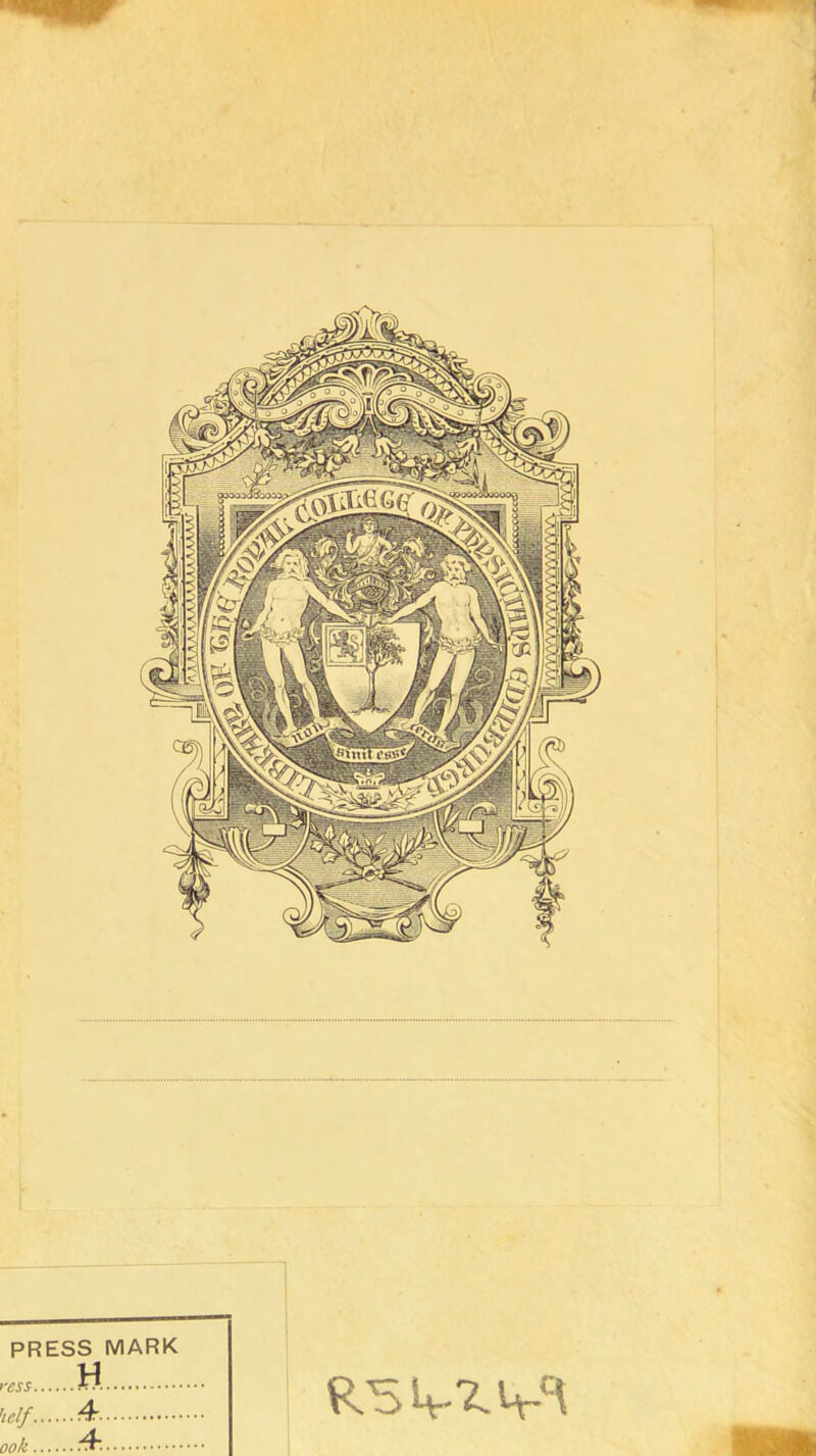 PRESS MARK helf. ook. 4. .4: RSlv'AV^