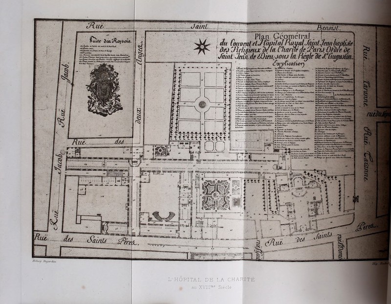 Mifü^.:j::.~:.zzzz.. ~ .::.B:üwutr: PI|Ln Gcometral ^ /wKI—IIZäM Wmmx ^fla, (ImSde^arh OtVt de 71.01^4. )(.»i—/«»W;., dM^t^.., I = ttttttttttttt1 ■J..J _ I iV -J.-j--. V«'*'^. ■f ^ inf , | -|iii4i^il>f^mti l.Mhi'ii nV/ i-WrA-— »^Crt^Mi ^mM^ fiM-.mtJuitm^t-iKl^eL'Mf^rK. ~} ~'- ^- ' ..P..,^ ( ' 11 tl 1' JJ^f--J«-/-— Ml <Ä^:- 1^ k! ' i 1., 1, iT^vr--^-;-- 3^ L-'HÖPITAL DE LA CHARITE au XVIII™'^ Siecle