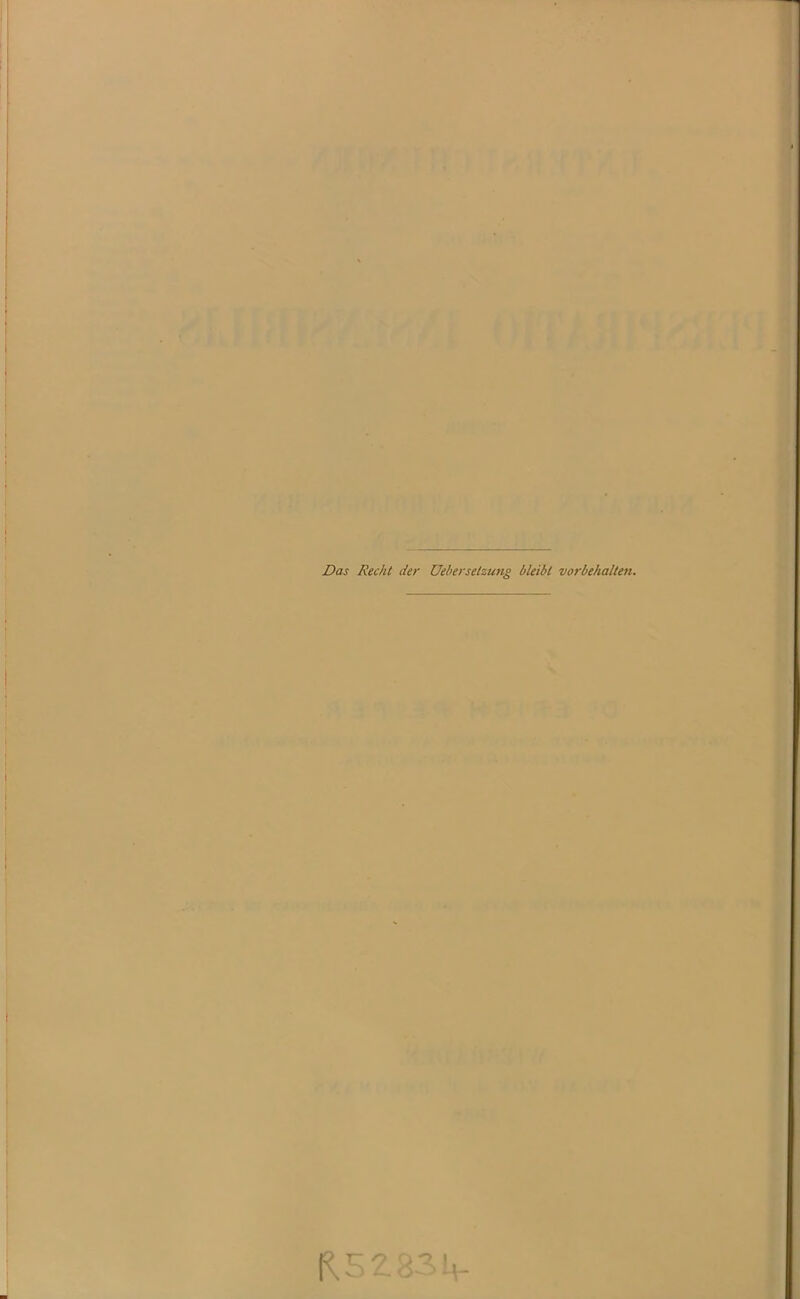 Das Recht der Uebersetzung bleibt Vorbehalten. S Z ^ 31, -