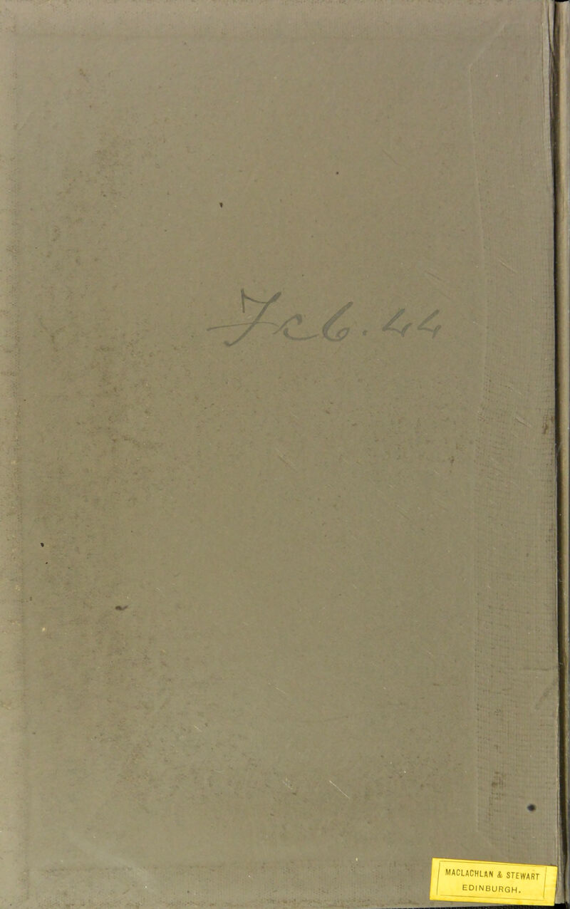 MACLACHLAN & STEWART EDINBURGH.