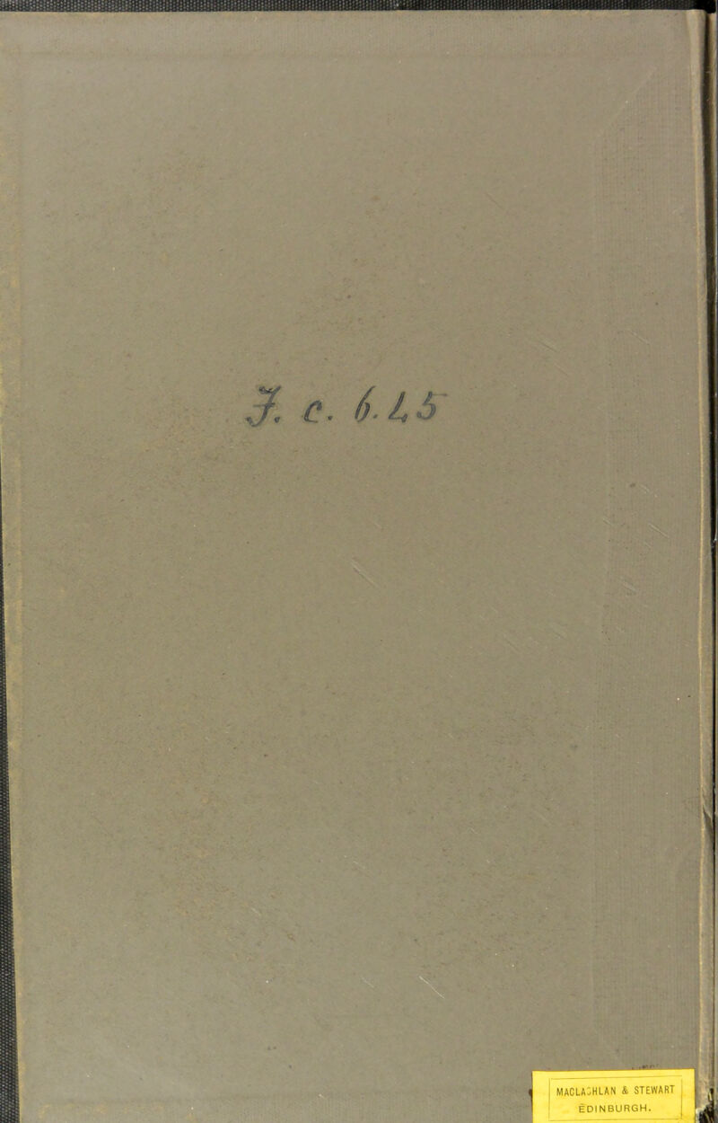 macla:hlan & Stewart EDINBURGH.