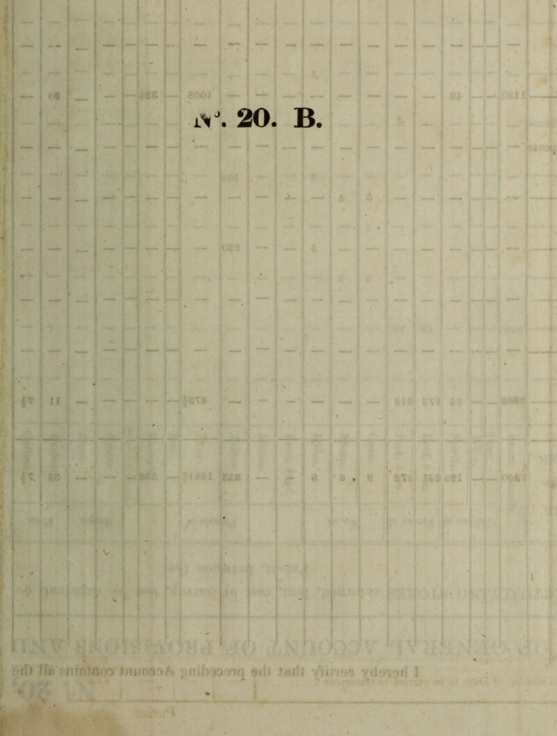 #1 — — I ft A I — !—U)fc& iV. 20. B. i *! IX II — ■ 0 W 'ft * if • Hi S '