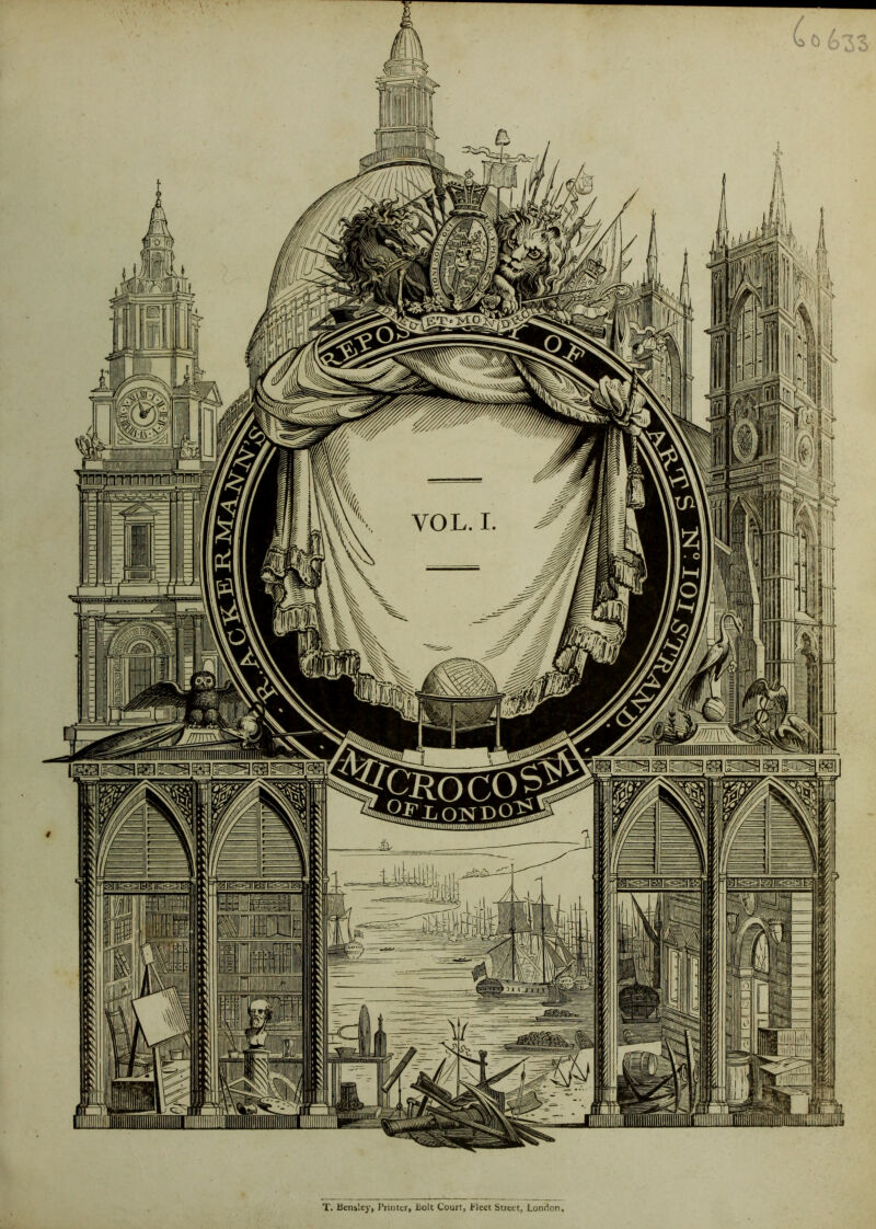 V T. Bensley, Printer, Bolt Court, Meet Street, London