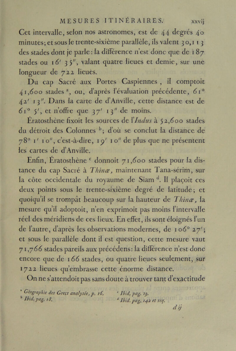 Οει ΐπιειταΙΙε, δείοη ηοδ αδίιοηοπιεδ, εδΐ <Ιε 44 <ίε£ΐέδ 4ο ιηΐηιιιεδ; ει δοιίδ ίε ιιεηιε-δΐχίέητε ραιαίΐέΐε, ΐΐδ ναΐεηι 3 1 1 3 (Ιεδ δίαιίεδ <ίοηι |ε ραιΐε: ία (ΙΐίΓέΐ'ειιεε η’εδΐ <Ιοηε φαε <Ιε ι 87 δίαίΐεδ οιι ι 6' ναΐαηι (ριαιι-ε Ιΐειιεδ ει «Ιεηιΐε, δΐΐΓ υηε Ιοη^ιιεαΓ (ίε γιι Ιΐειιεδ. Όα εαρ δαειέ αιιχ Ροπεδ Οαδρΐεηηεδ , ίί εοηιριοΐι 4ι,^οο δίαιίεδ 3, οιι, (Γαριέδ Ι’έναίιιαιΐοη ρΓεεέίΙεηιε, 61° 42' 13· ϋαηδ ία εαπε (Ιε εί’Αηνίϊϊε, εειιε «ϋδίαηεε εδΐ ιίε 6ι° 5/» η’οί&ε (]ΐιε 377 ιΐ γ*10”18· ΕιαιοδίΗέηε ίΐχοΐι Ιεδ δοιιιεεδ (ίε Χΐηάιιζ α 5α,(^οο δίαιίεδ (Ιιι (ίέιΐΌΪι <ίεδ (ίοΐοηηεδ 13; ιΓοίι δε εοηεΐυΐ Ια (Ιΐδίαηεε εΐε 78° ι' ι ο, ε’εδΐ-α-<ίΪΓε, ιρ' ι ο <4ε ρΐιΐδ <^ιιε ηε ριέδεηιεηι Ιεδ εαπεδ εΐε εΙΆηνΐΙΙε. Εηίΐη, £ι*αιοδΐΗέιιε ε (Ιοηηοΐι γι,ύοο δίαιίεδ ροιιι- Ια <ίίδ- ιαηεε εΐιι εαρ δαειέ α Τΐύηοε, Γηαΐηιεηαηι Ταηα-δέπιη, δΐιι* Ια εόιε οεεΐιίεηιαίε <ίιι ιογαιιηιε <ίε δΐαηη ά. II ρίαςοΐι εεδ (Ιειιχ ροΐηϋδ δοιίδ Ιε ΐιεηιε-δίχΐέηιε άβ^νέ (Ιε ΙαιΐίικΙε; ει ε^ιιοίε^ειΊΙ δε ΐΓΟίηραι Ι^εαιιεοιιρ δΐΐΓ Ια ΙιαιιίειίΓ <ίε ΤΙύηοε, Ια Γηεδαι ε φΐΐΐ αιίοριοΐι, η’εη εχρπηιοΐι ραδ πιοίιΐδ ΠηιεΓναΙΙε ΓεεΙ (Ιεδ ιηέπιΐίεηδ (Ιε εεδ Ιίειιχ. Εη είΓει, ΐΐδ δοηι έίοί§ηέδ Γυη (Ιε Ι’αιιίΓε, (Γαριέδ Ιεδ οΒδειναιΐοηδ ηιθ(ΙεΓηεδ, (Ιε ι ο6° ιγ'; ει δοιίδ Ιε ραιαίΐέΐε εΐοηι ΐΐ εδΐ (ριεδίΐοη, εειιε ηιεδίπε ναιιΐ 71 ,γ66 δίαιίεδ ραεεΐΐδ αιιχ ρΐ'έεέιίεηδ: Ια (ΙΐίΓέιεηεε η’εδΐ (Ιοηε εηεοιε ([αε (Ιε 166 δΐα<Ιεδ, οιι (ρααίιε Ιΐειιεδ δειιίειηεηι, δΐΐΓ ιγιι Ιΐειιεδ ΐ|ΐΓειηΙ)ΐαδδε εειιε έηοιτηε (Ιΐδίαηεε. Οη ηε δ’αιιεηιΐοΐιραδ δαηδ (Ιοιιιε α ιιοιινεΓ ιαηι (Γεχαείΐίικίε Οέθ£ταρΗ'η άα Οηα ατιαίρίέι, ρ. ι6, £ Ι1\ά. ρασ. ιρ. ΙΙ 'ιά, ρα/τ. ι8, ά IΙίζΙ, ρασ, ιρ.2 η χβρ. ά //